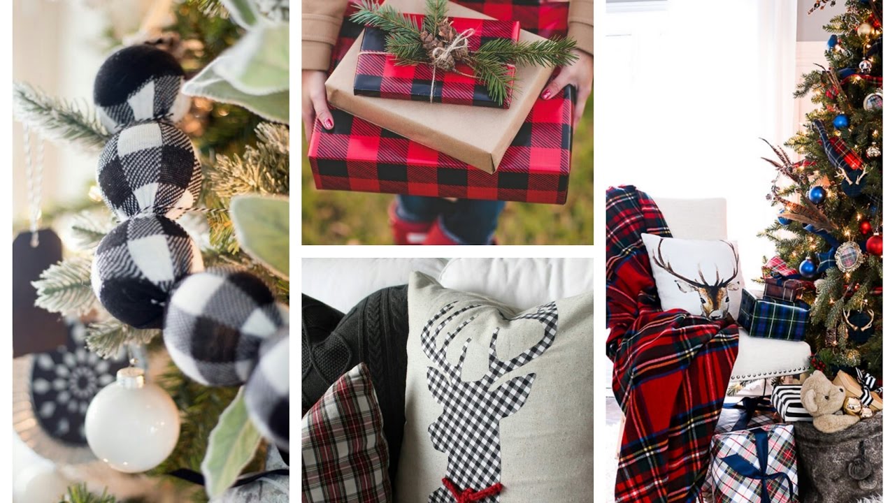 Plaid Winter Decorating Ideas - Christmas Plaid Decorations - Classic Tartan Christmas Inspirations
