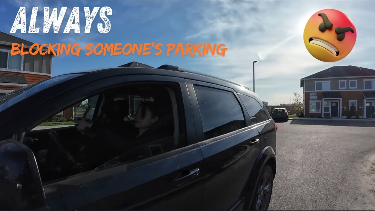 PODS Driver Causes CHAOS in Apartment Parking Lot!