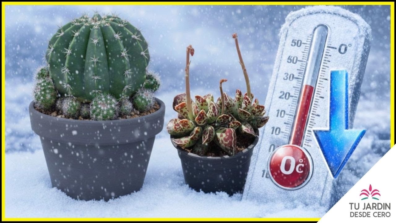 ¡¡Prepara tus suculentas para el FRÍO!! ❄️CUIDADOS de lasplantas crasas en invierno [4 GRUPOS]🌵