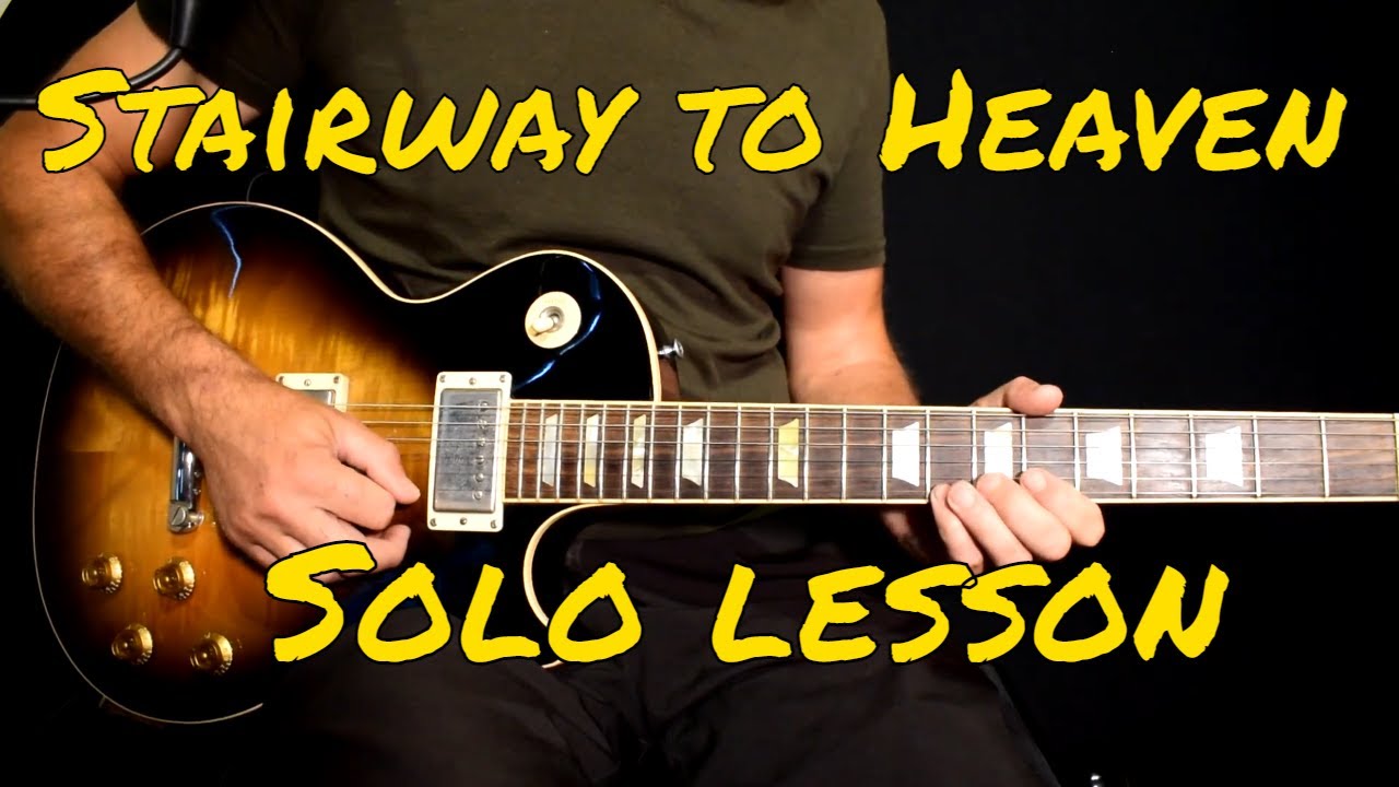 Led Zeppelin - Stairway To Heaven solo lesson