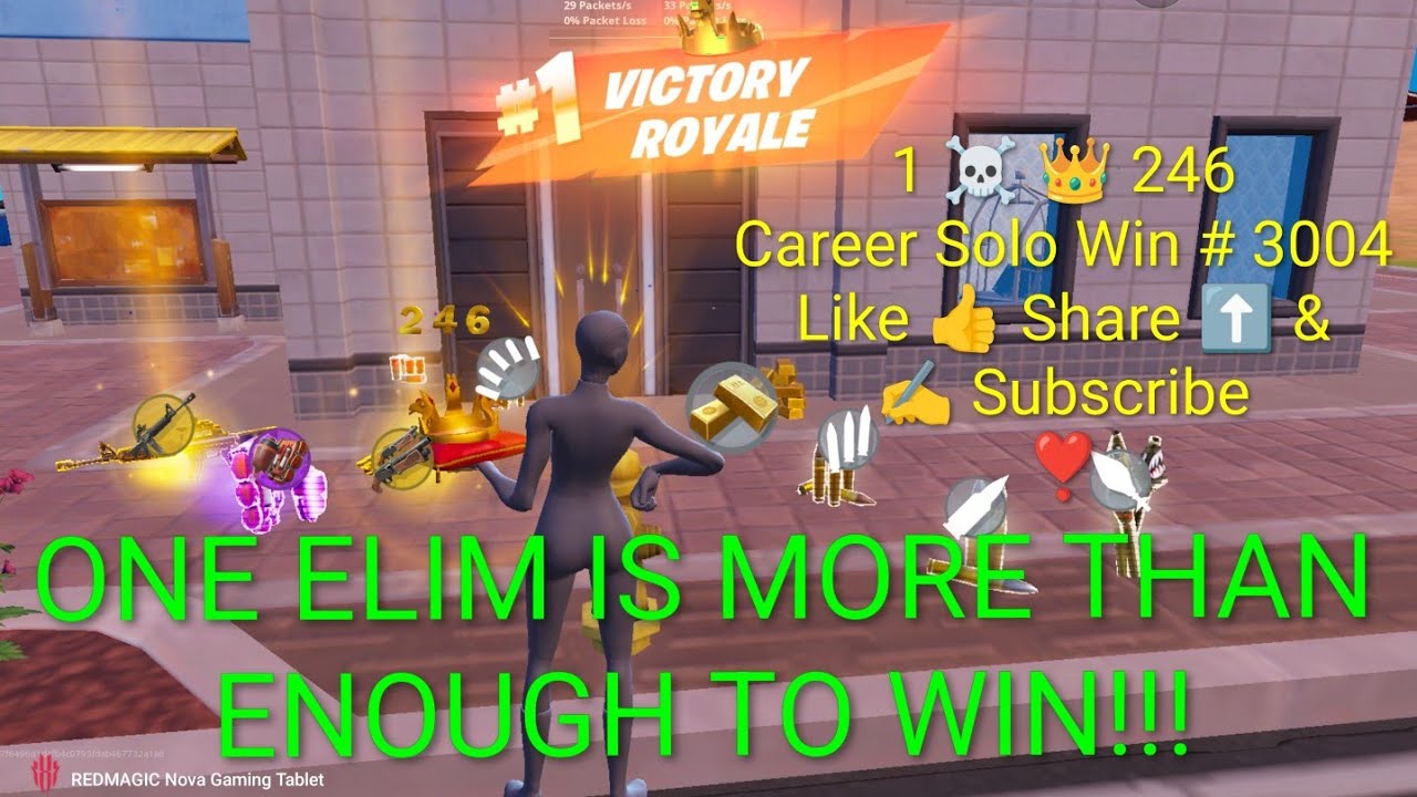 Career Solo Win
