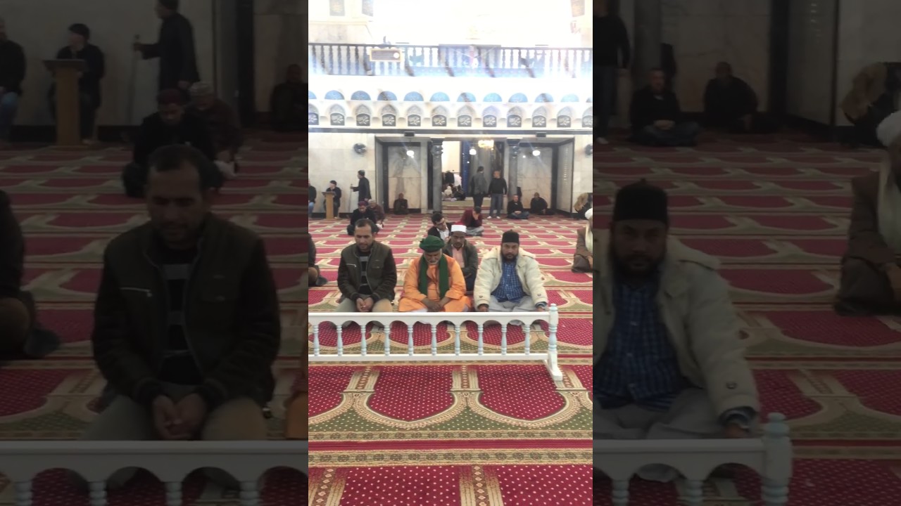اذان العشاء في الحضرة القادرية للشيخ نجاة محمود العسكري 16/1/2017