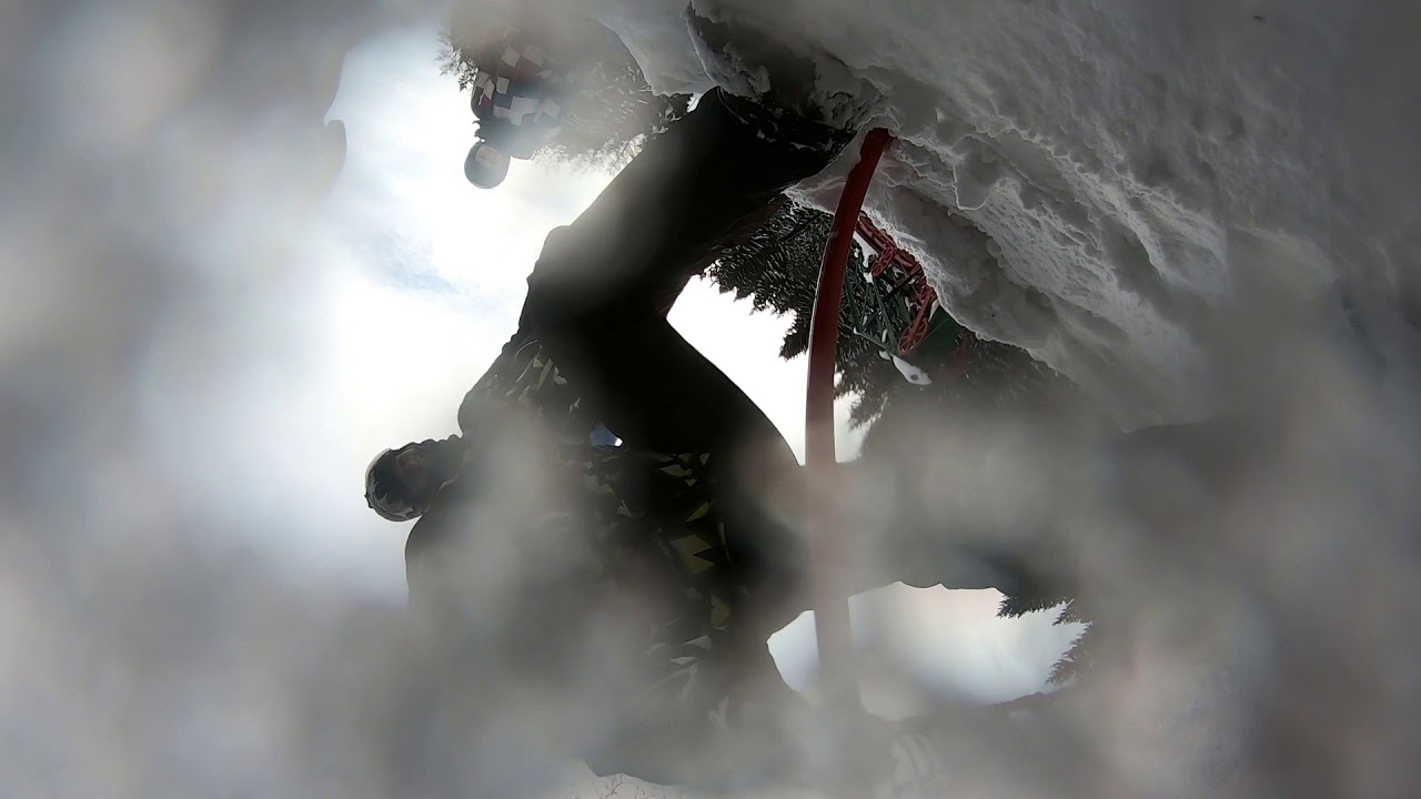 Skiing Near death captured with Gopro7. Must see!!!