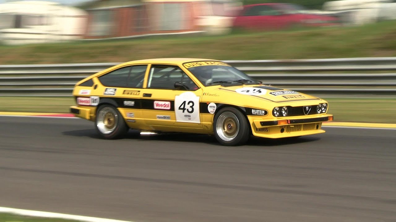 Alfa Romeo GTV6 Luigi Racing on Spa Francorchamps : Loud V6 Sound ! [HD]