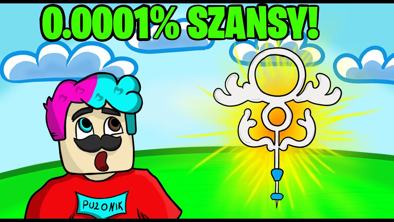 I got the RAREST WEAPON for 5000 ROBUX * 0.0001% CHANCE *