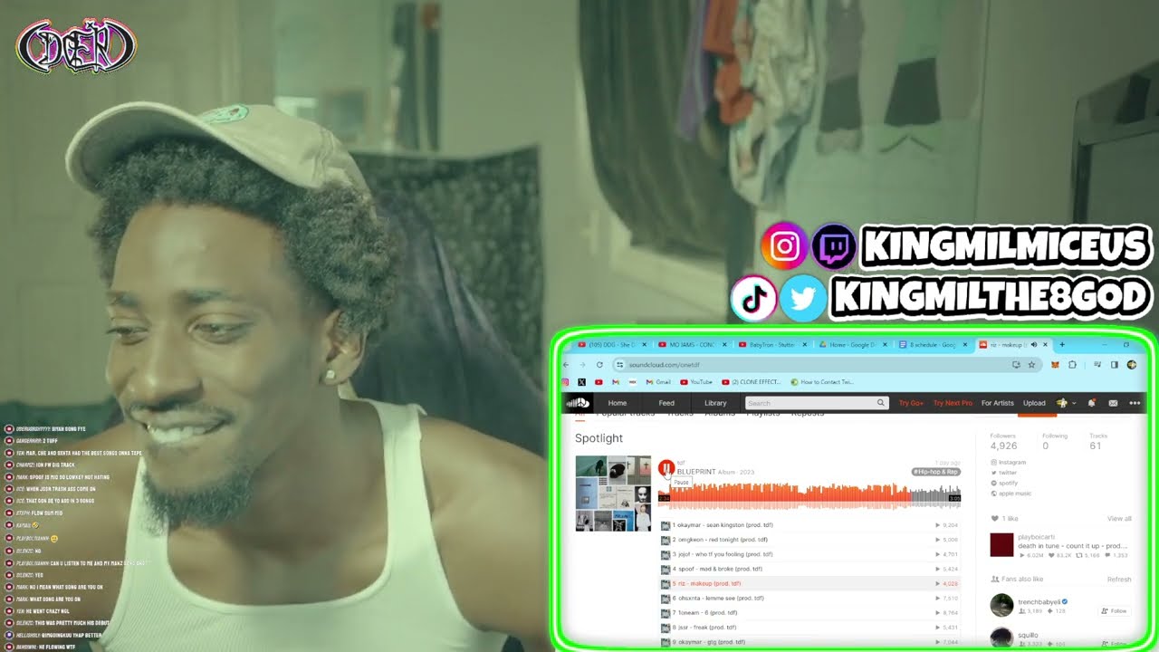 The 8 God Reacts to: TDF - BLUEPRINT (Album) ft. OsamaSon,1oneam, & MORE!