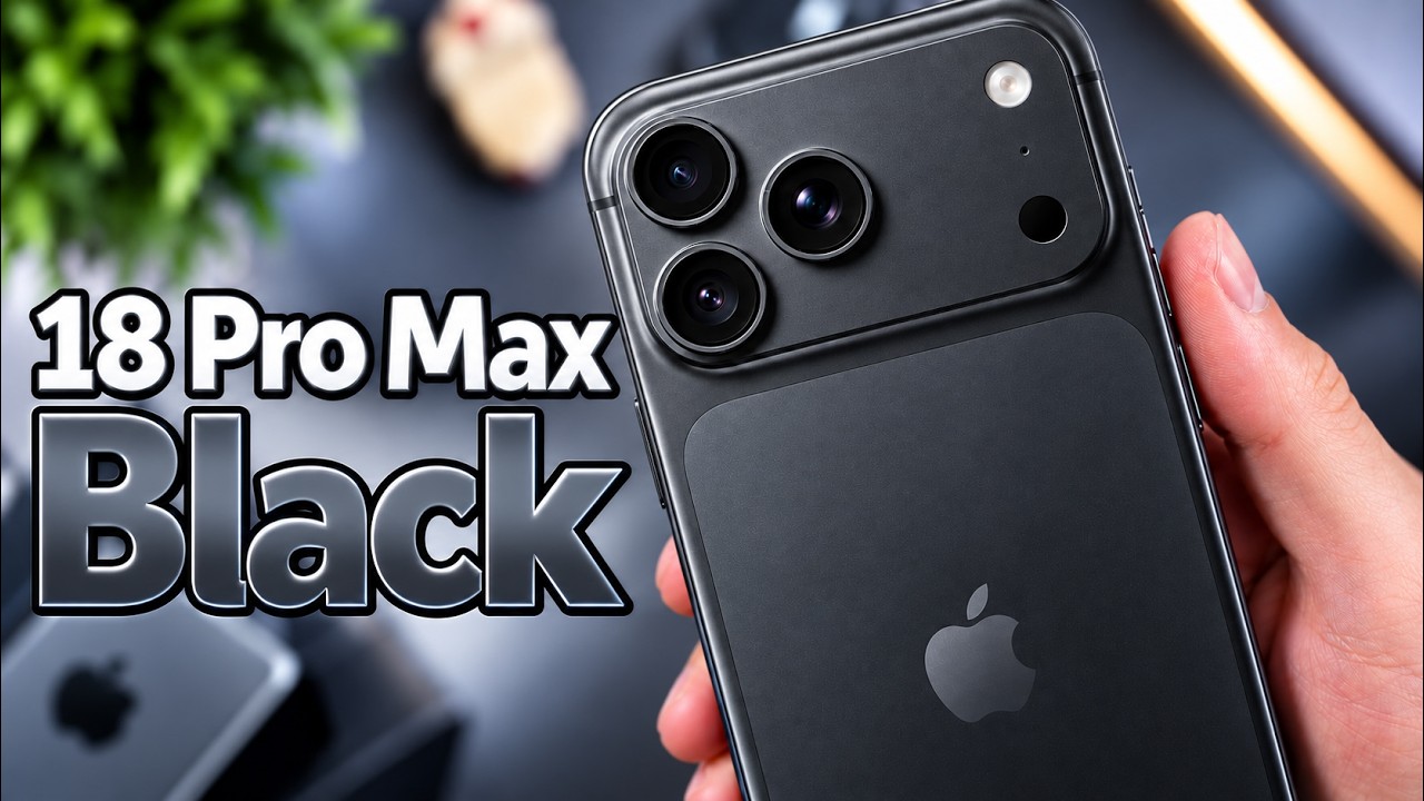 Stealth is Back! Black iPhone 18 Pro Max Unboxing & First Impressions!