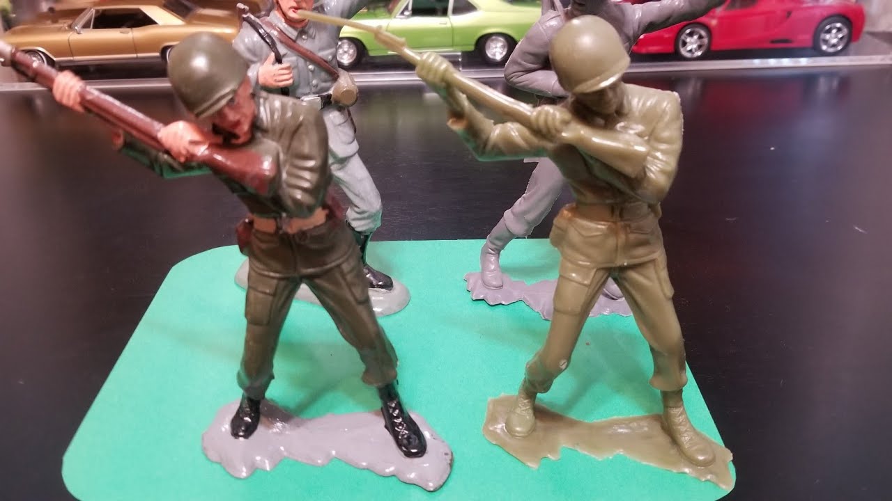 Marx Toys 6 Inch WWII Figure Comparison