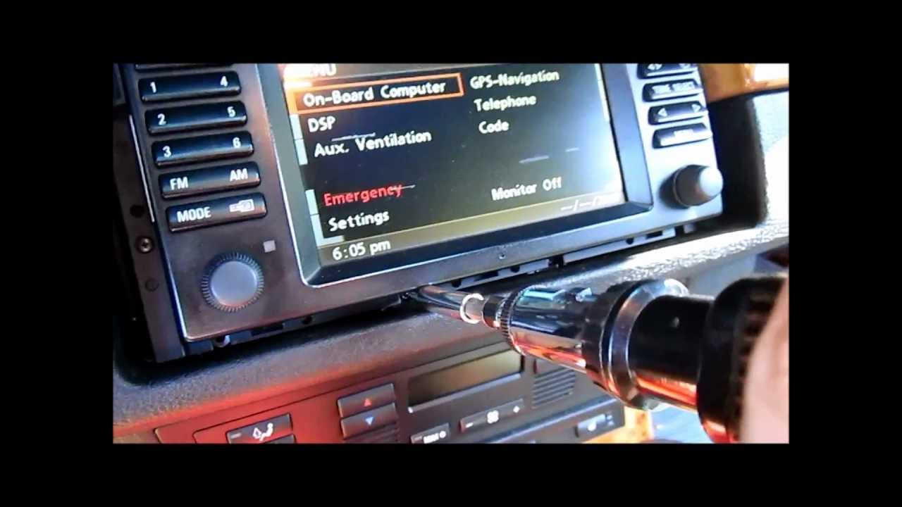 Замена ЖК-экрана навигационной системы BMW E53 X5 своими руками.