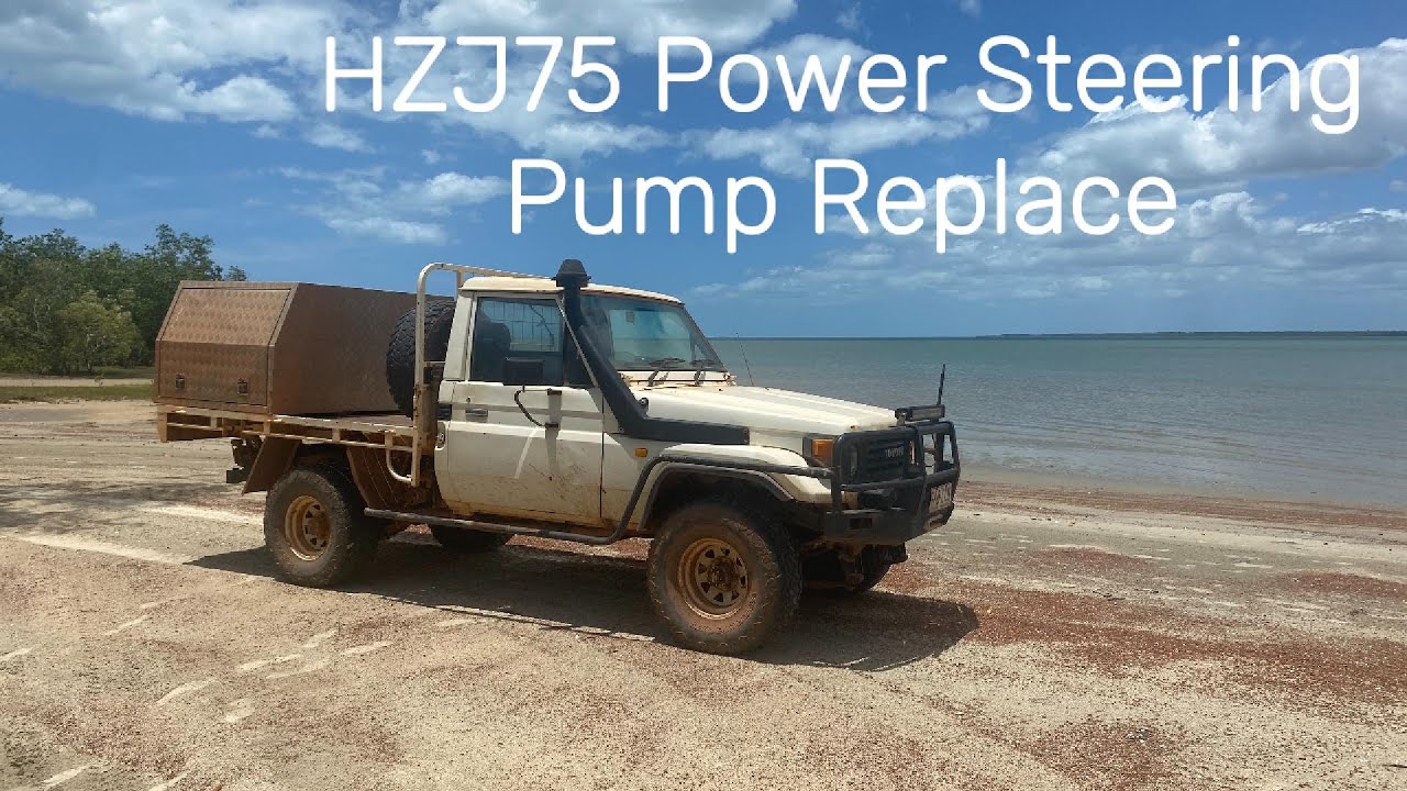Насос гидроусилителя руля Toyota Land Cruiser HZJ75 (замена)