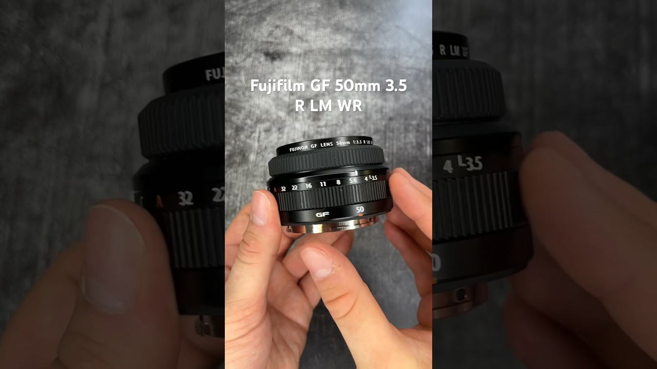 Fujifilm GF 50mm 3.5 R LM WR Fuji Fujinon lens #fujifilm #fuji #fujinon