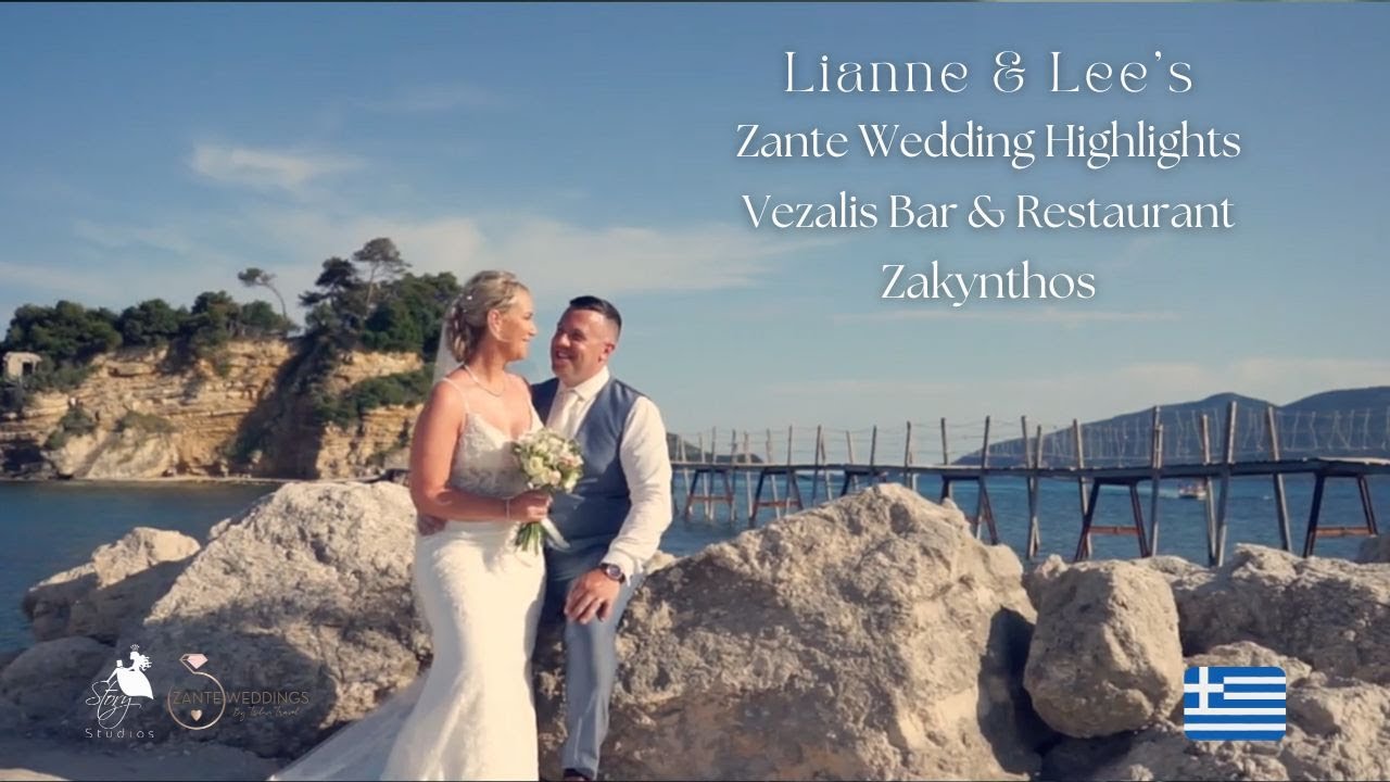 Lianne & Lee Were Tickled Pink With Their Vezalis Beach Wedding on Zante/ Highlights