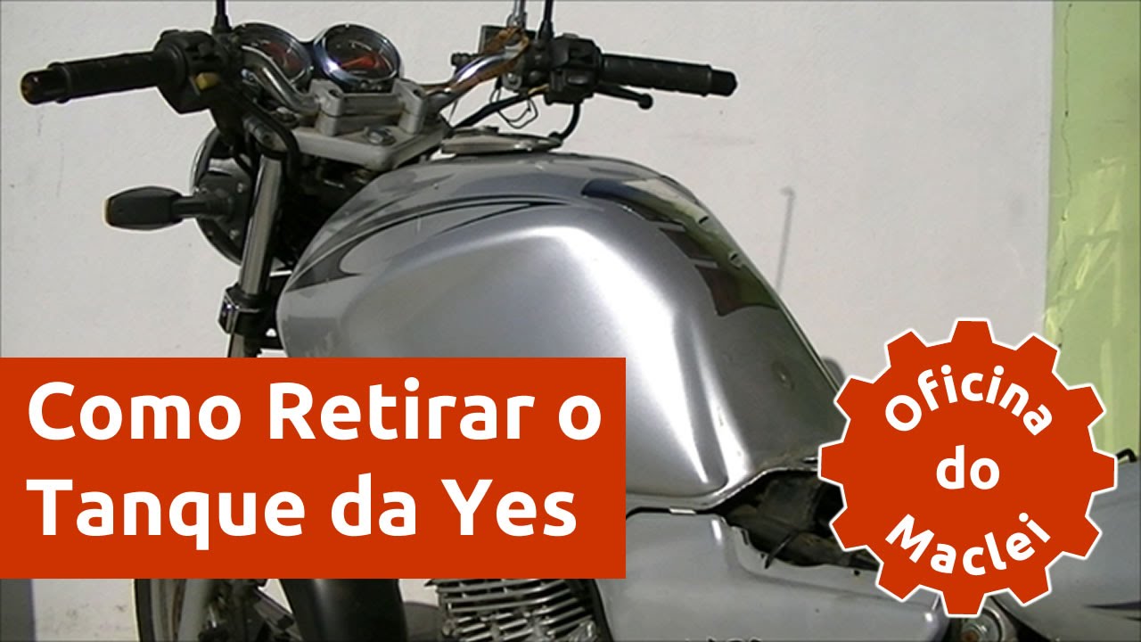 COMO RETIRAR TANQUE COMBUSTÍVEL SUZUKI YES INTRUDER
