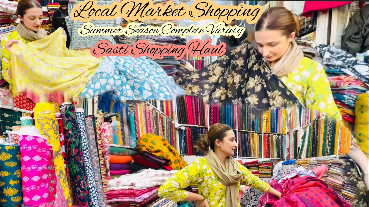 Local Market Shopping Haul || Summer/Lawn Prints/ Local vs Branded Outfits-Eid outfit#lifewithzainab