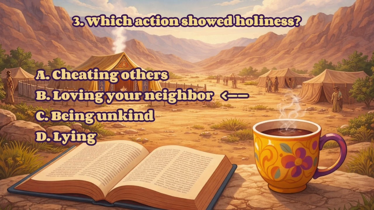 My Bible Friends Stories | Quiz Time – Holiness Code