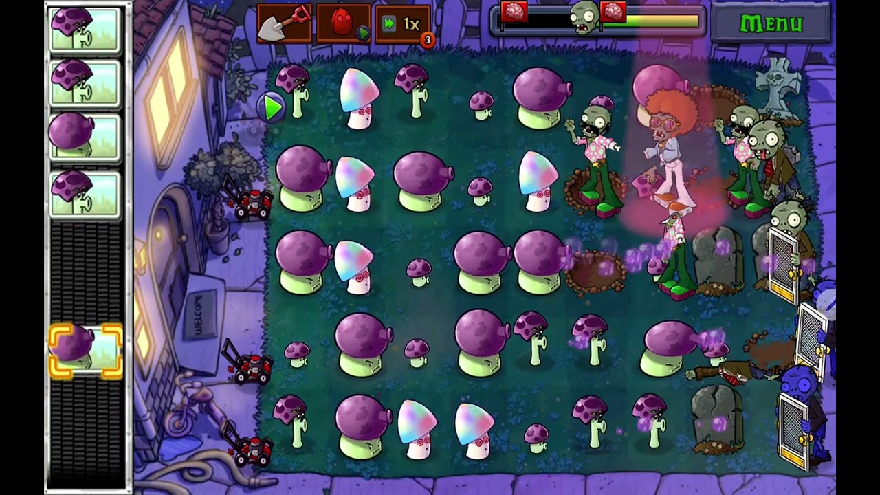 I played plants vs zombies