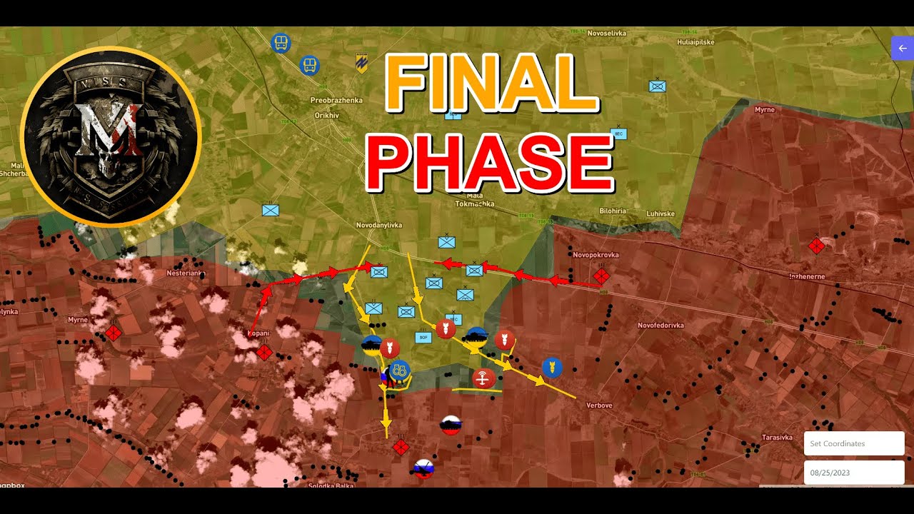 The Battle For Robotyne Has Entered Its Final Phase. Military Summary And Analysis 2023.08.25