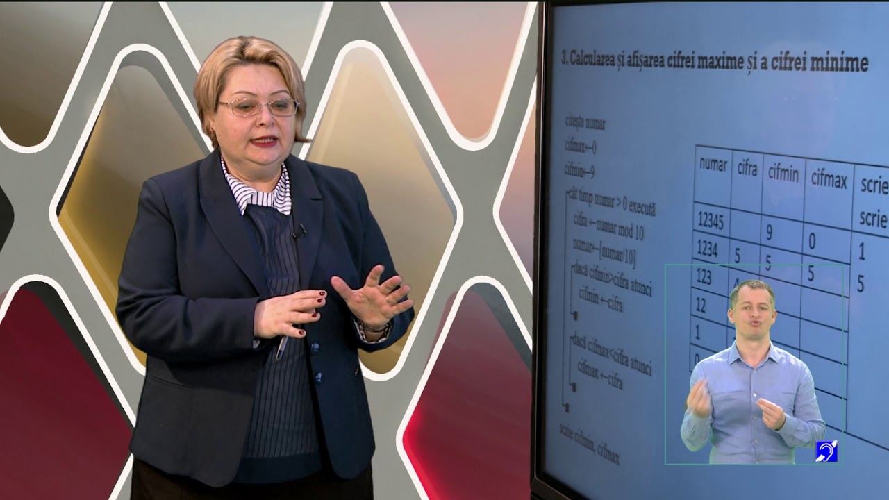 #TeleŞcoala: Informatică clasa a XII-a &ndash; Algoritmi elementari (@TVR2)