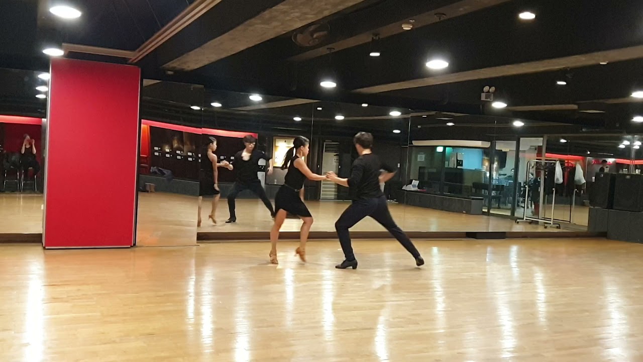 Minje kim & Hyebin Ham practice in Chacha