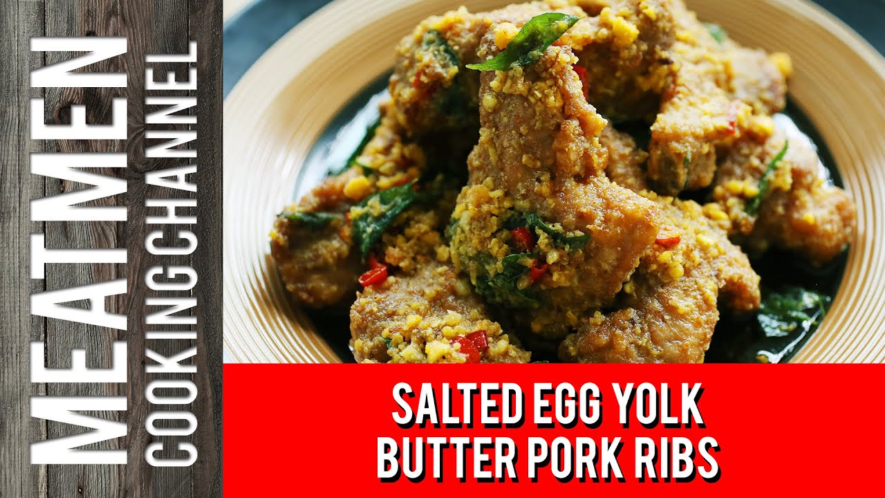 Salted Egg Yolk Butter Pork Ribs - 牛油黃金排骨