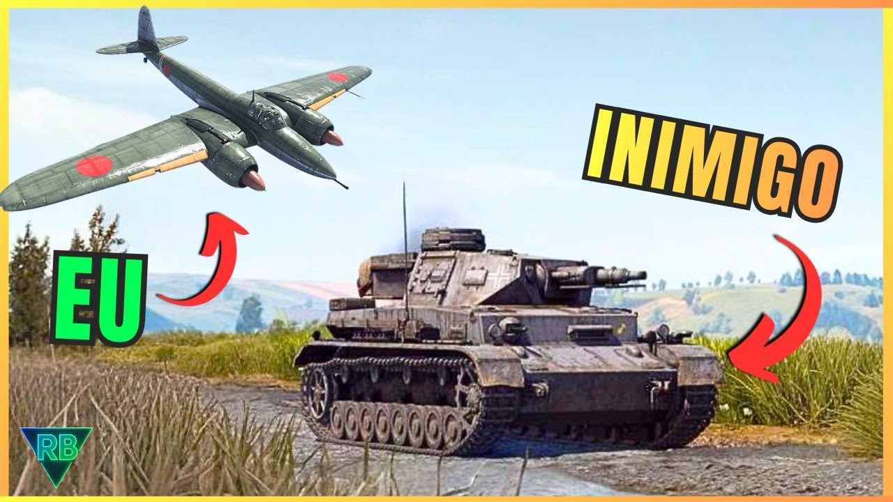O ÚNICO avião japonês com CANHÃO DE TANQUE | War Thunder