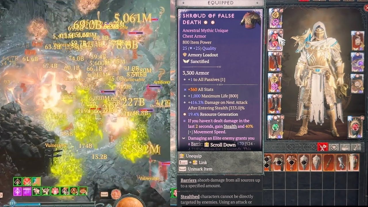 DIABLO 4 USING MEKUNA BLESSED HAMMER PALADIN BUILD S11 REVIEW | PIT 105+ | CASUAL PLAYER