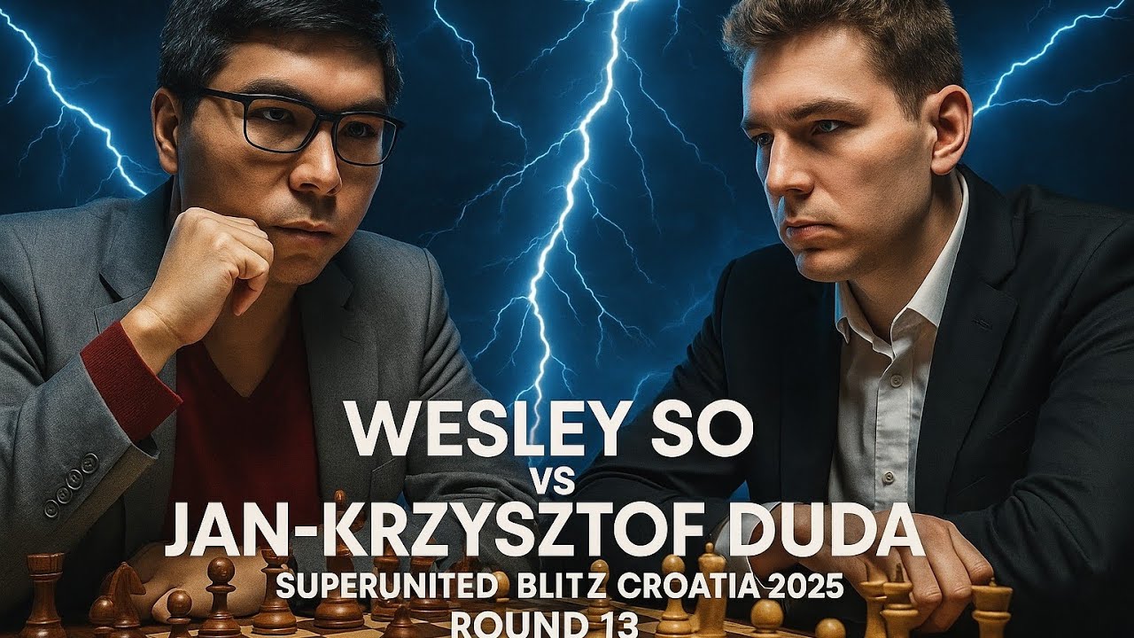 Wesley So vs Jan-Krzysztof Duda | SuperUnited Blitz Croatia 2025 |Duda’s Brilliant Caro-Kann Defense