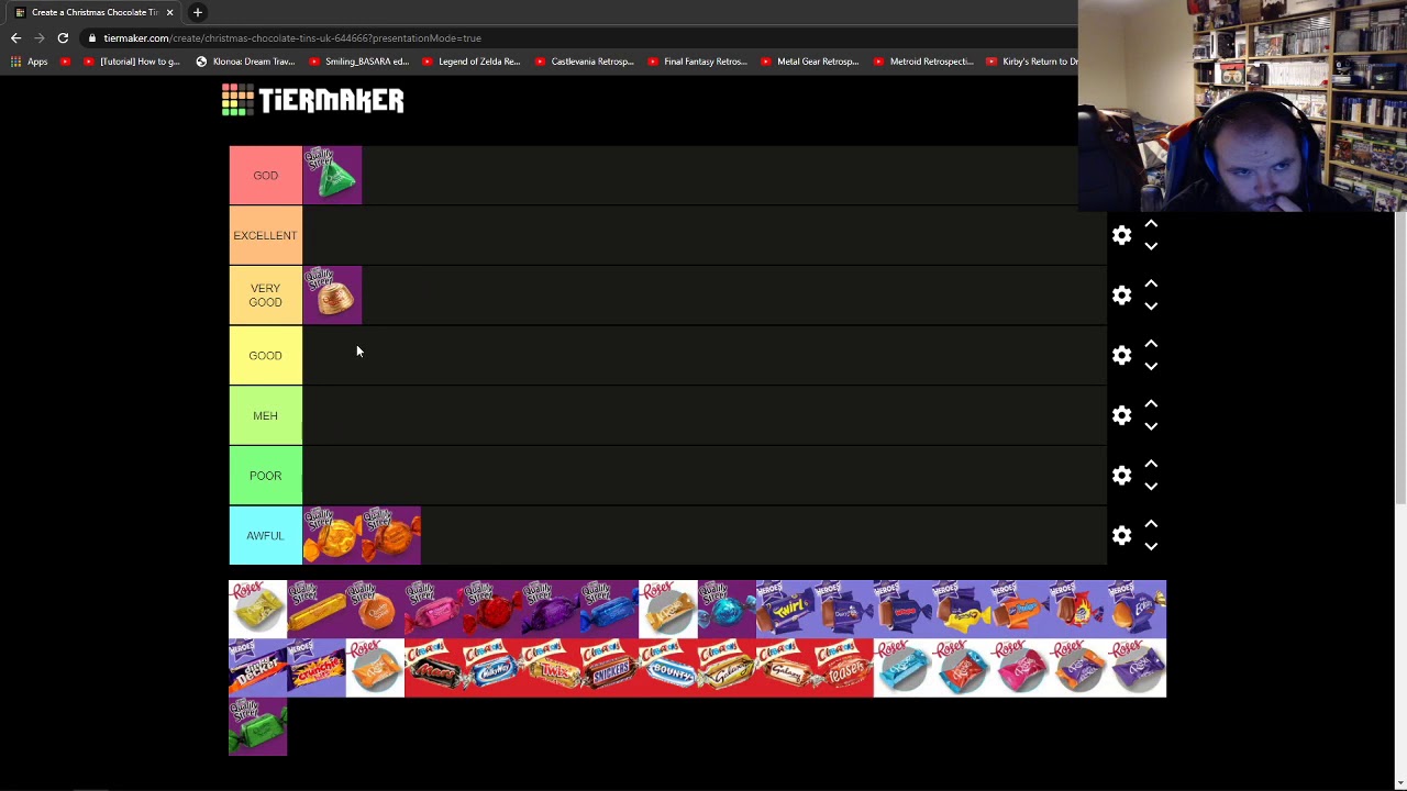 Ranking Nestle's Quality Street chocolates