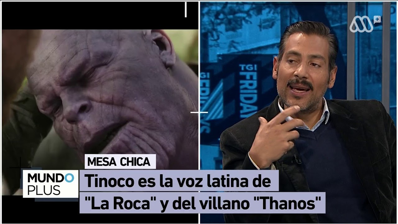 Tinoco: La voz oficial de “La Roca y Thanos” en español