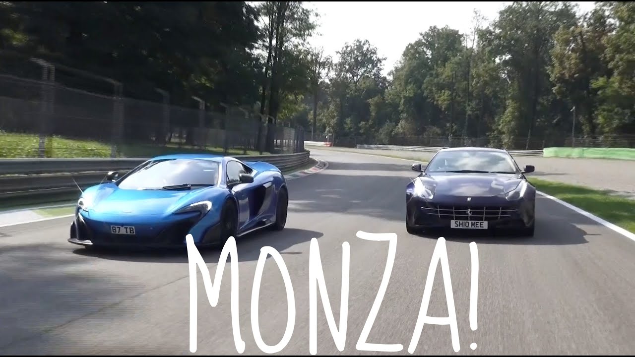MCLAREN 675LT & FERRARI FF AT MONZA w/Shmee150