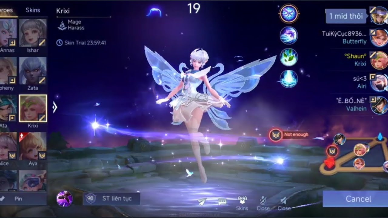 Lqm - krixi test skin gameplay 😘