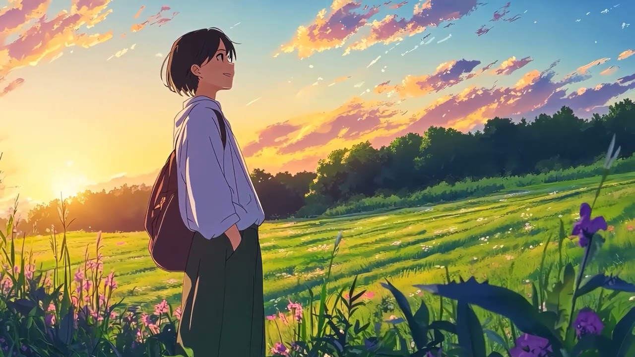 Spring Flows | Romantic & Joyful Anime Music for Study, Sleep & Calm