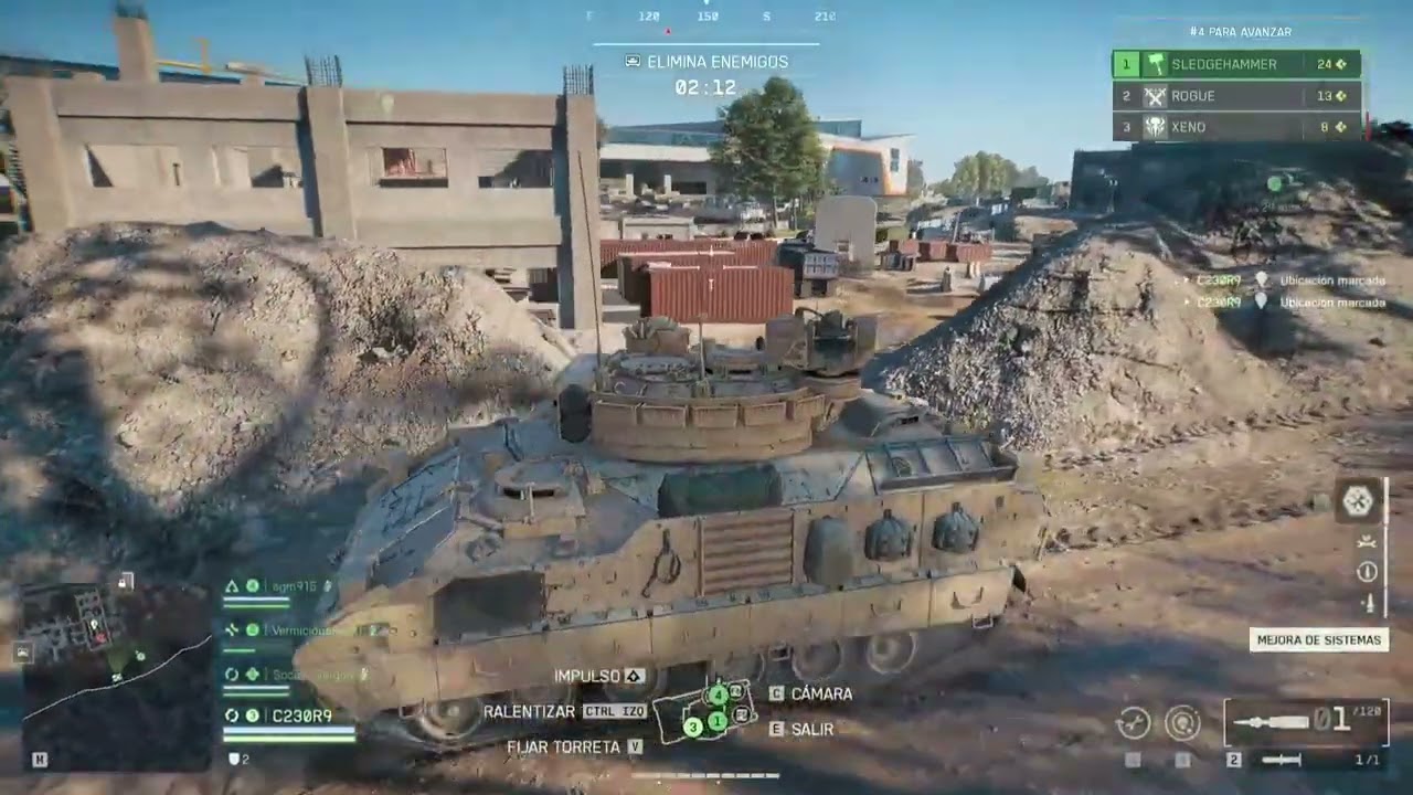 Partida con tanque BATTLEFIELD 6 RED SEC