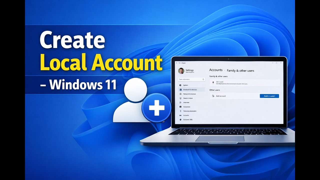 Windows 11 ನಲ್ಲಿ Local User Account ಹೇಗೆ Create ಮಾಡುವುದು? | Step-by-Step Guide