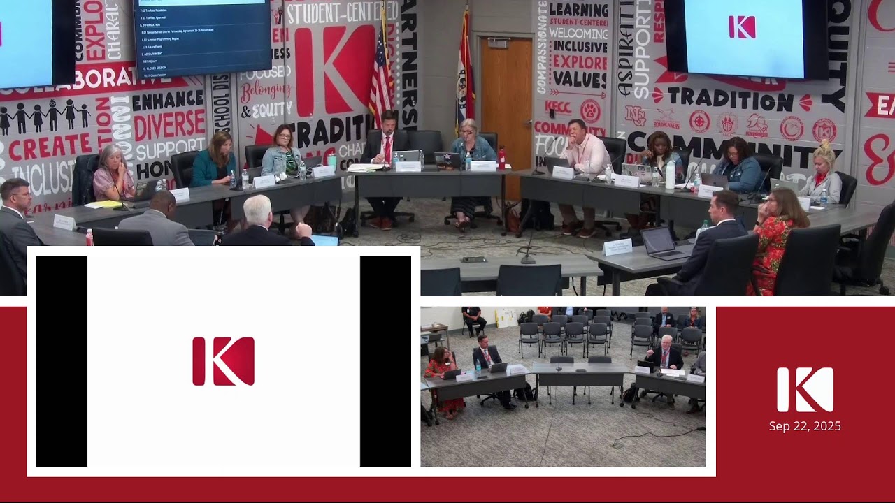 Kirkwood School District - Board of Education Business Meeting - Sept 22, 2025
