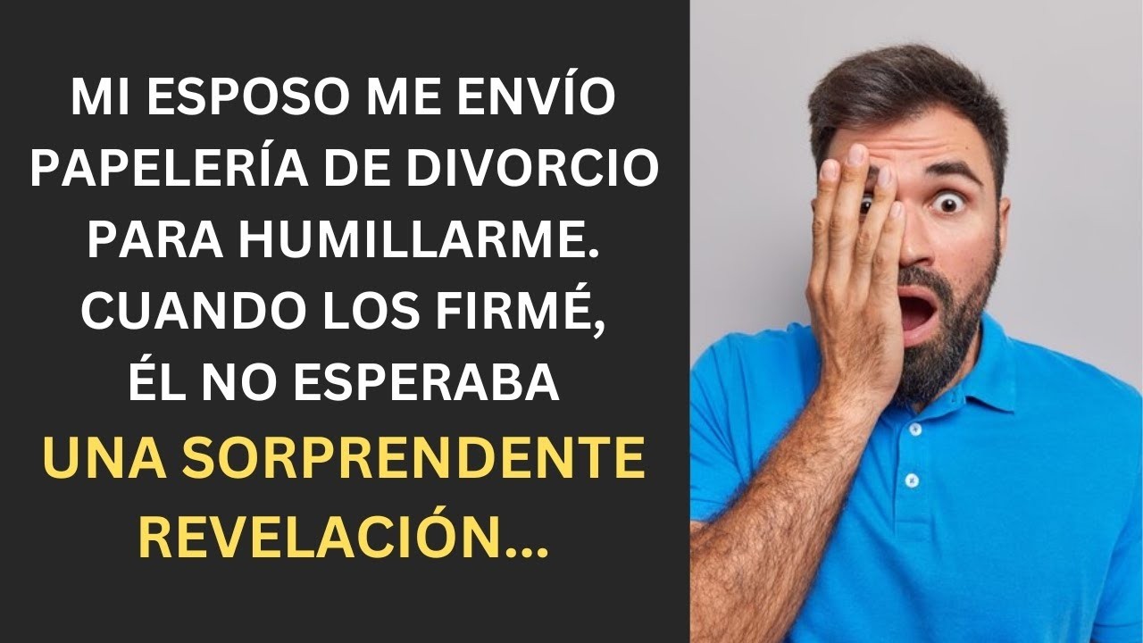 Un giro inesperado: documentos de divorcio firmados, desvelando un sorprendente secreto.