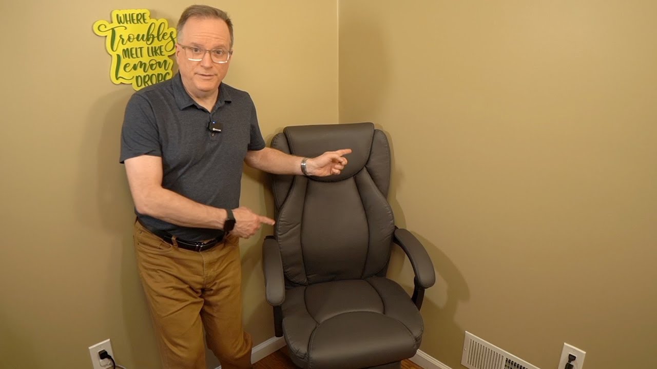 Reclining Office Chair, Ergonomic with Adjustable Backrest