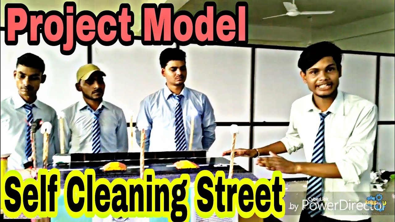 Self Cleaning Street || Model || Civil Engineering Projects || RRSIMT || Hindi || Er. Amit Soni ||
