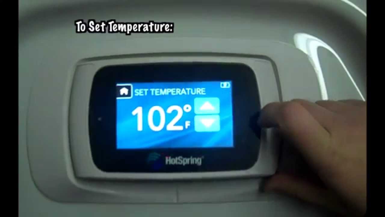 New 2014 Hot Spring remote control panel