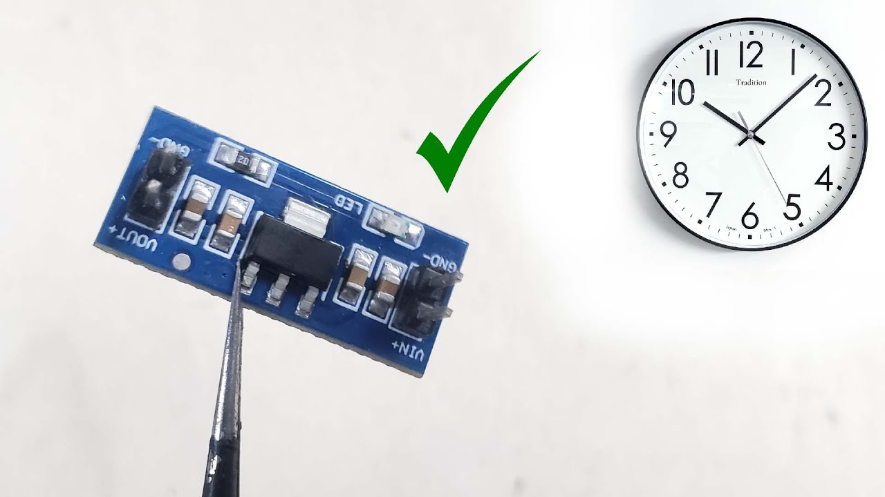 Bạn muốn độ pin cho đồng hồ treo tường | Nên xem video này #aa #aaa