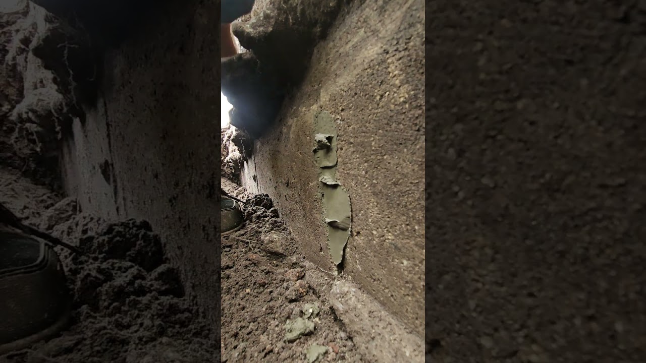 BEST AND EASY foundation leak repair with hydraulic cement! CHEAP 5 MINUTE REPAIR!