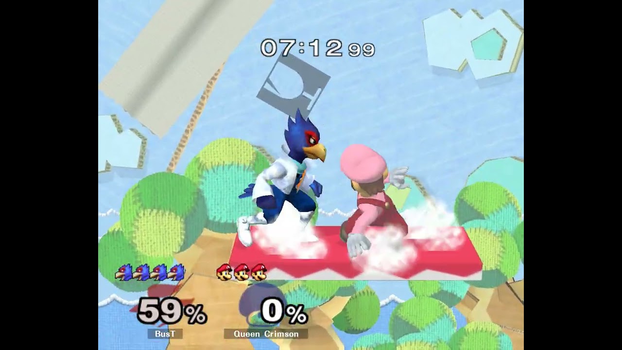 SloBroke REBORN #92 Melee Singles WR1 – BusT ⟮Falco⟯ vs Queen Crimson ⟮Luigi⟯