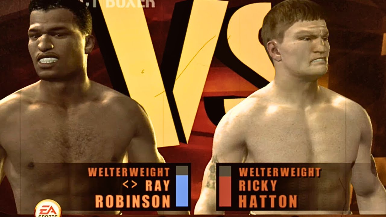 Sugar Ray Robinson vs Ricky Hatton FULL FIGHT | Fight Night Round 3 AI Simulation Gameplay