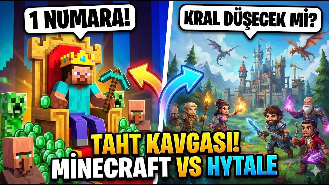 MİNECRAFT NASIL DÜNYAYI ELE GEÇİRDİ? 🌍 (Ve Hytale Onu Bitirebilir mi?)