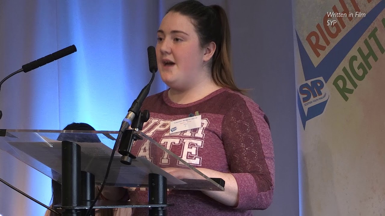 Young People's Rights Review: Lauren Baigrie MSYP