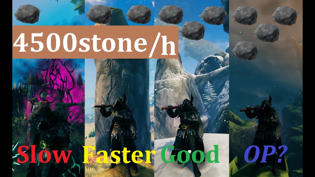 Valheim | Farm Stone like a Pro | Stone-Farming