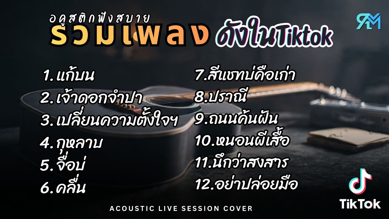 รวมเพลงอคูสติกCover  ฮิตในTiktok 2025 l   แก้บน + เจ้าดอกจำปา + เปลี่ยนความตั้งใจของน้องได้บ่