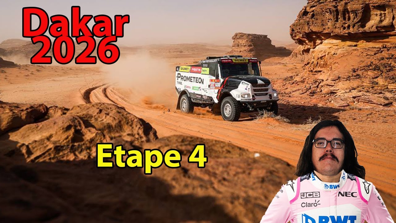 🏜️Dakar 2026🇸🇦 : Etape 4 Débrief (Theric, Lategan, Macik, Heger...)