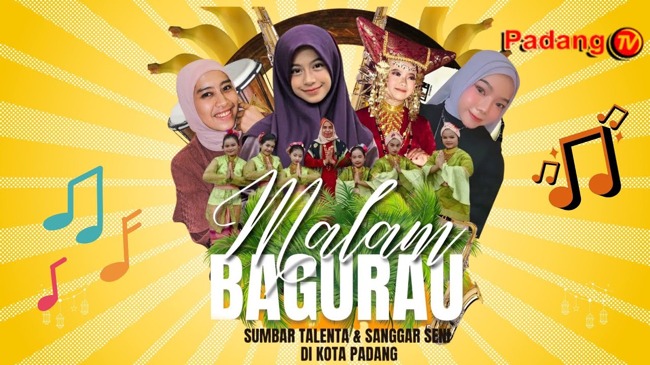 LIVE; Malam Bagurau Sumbar Talenta & Sanggar Seni Di Kota Padang