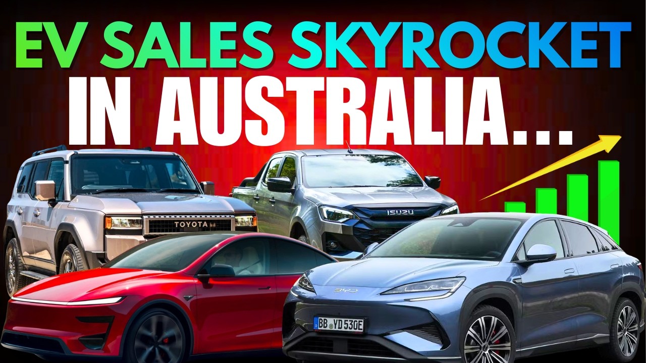 EV Sales DOUBLE in Australia - China Takes Over as Japanese ICE Sales Crash